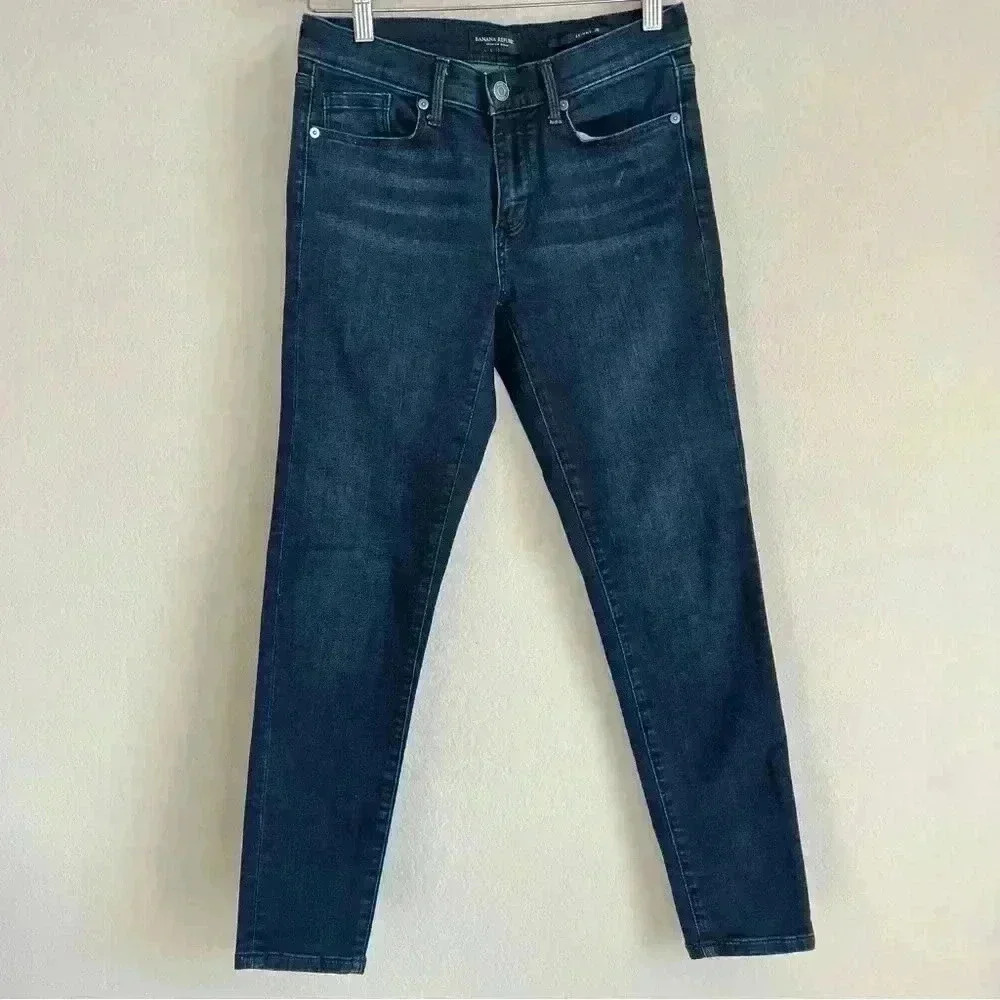 Banana Republic Women’s Dark Blue Skinny Denim Jeans Size 26